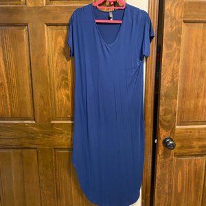 ALYA Blue Shift Dress